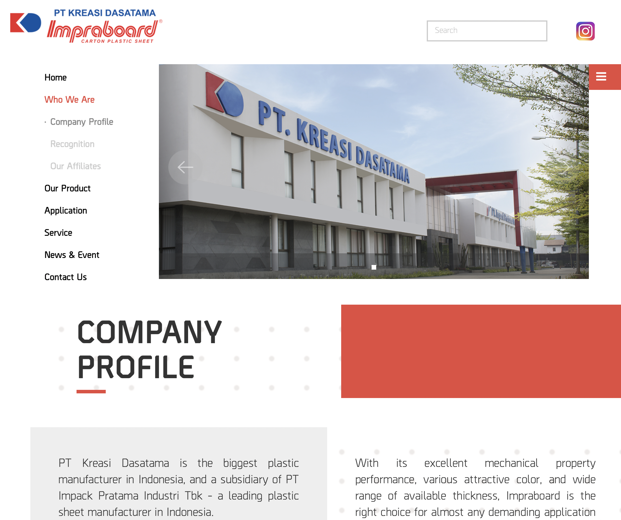 Company Profile Website Design